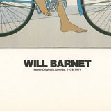 WILL BARNET The Blue Bicycle, 1978