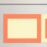 AFTER DONALD JUDD Framed Invitation Card for Donald Judd Exhibition, Brooke Alexander Editions, 1990