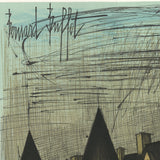 BERNARD BUFFET Le Chateau De Culan, 1965