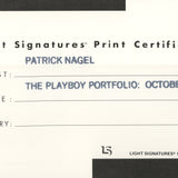 PATRICK NAGEL Playboy Suite: October 1982, 1988 - Signed