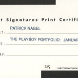 PATRICK NAGEL Playboy Suite: January 1985 II, 1988 - Signed
