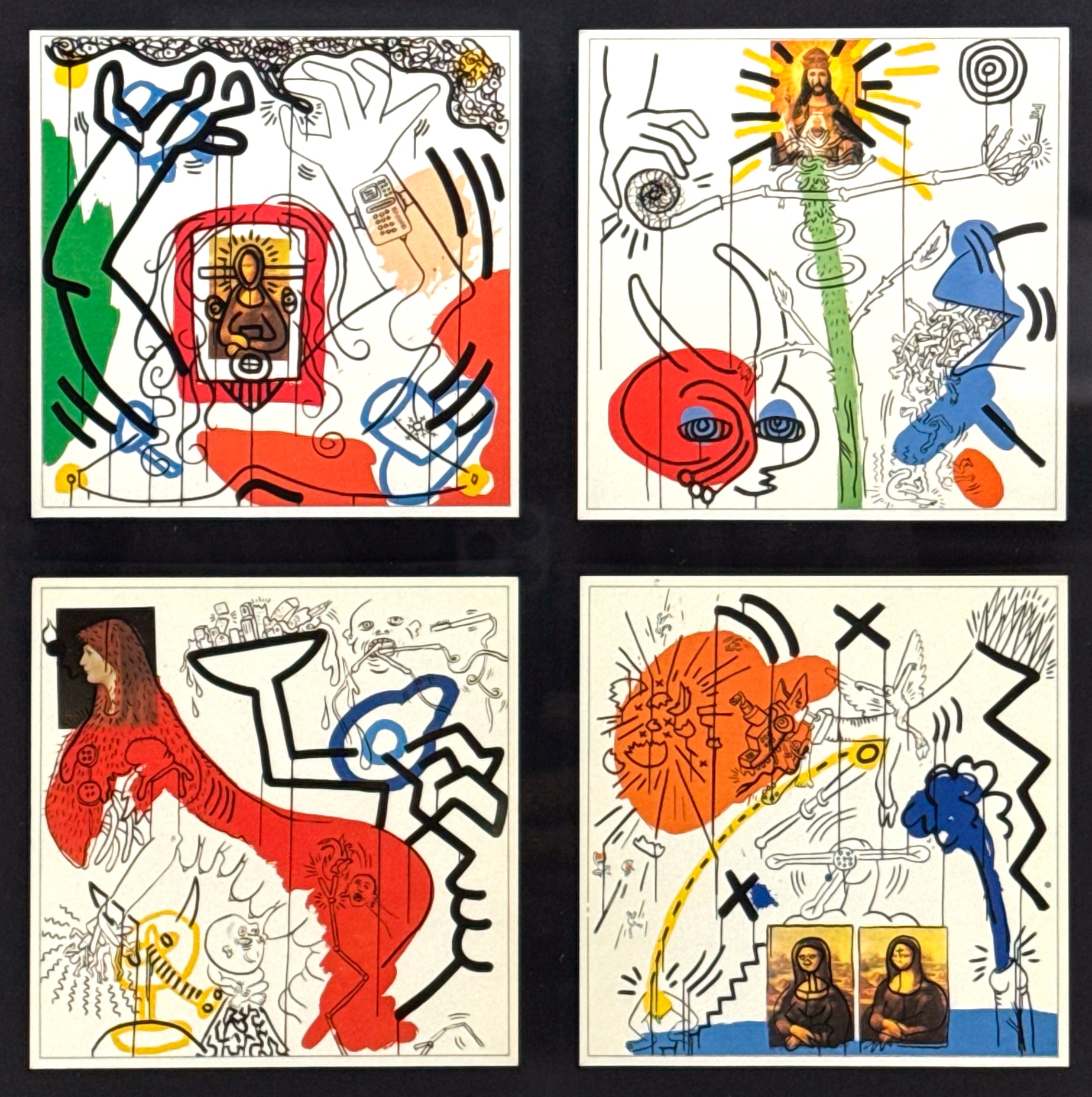 KEITH HARING Silkscreens from Apocalypse, 1988 – ArtWise