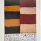SEAN SCULLY Roland Garros French Open-Framed, 2001