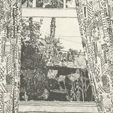JONAS WOOD Prints 2, Pattern Couch Interior Exhibition Poster, 2023, Signed - Signed