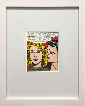 ROY LICHTENSTEIN Eddie Diptych, 1980