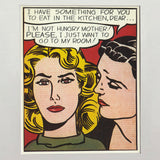 ROY LICHTENSTEIN Eddie Diptych, 1980
