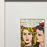 ROY LICHTENSTEIN Eddie Diptych, 1980
