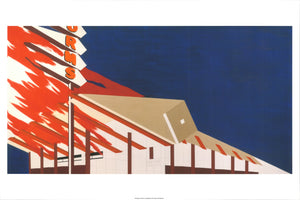 EDWARD RUSCHA Norm's, La Cienega, On Fire