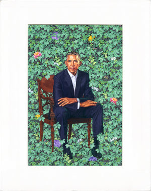 KEHINDE WILEY Portrait of Barack Obama, 2018