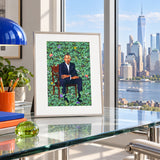 KEHINDE WILEY Portrait of Barack Obama, 2018