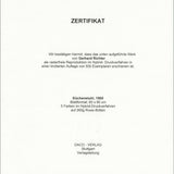 GERHARD RICHTER Kuchenstuhl, 1965