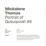 MICKALENE THOMAS Portrait of Qusuquzah #8, 2026 - Signed