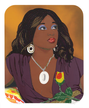 MICKALENE THOMAS Portrait of Qusuquzah #8, 2026 - Signed