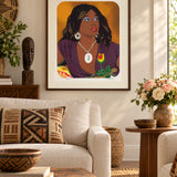 MICKALENE THOMAS Portrait of Qusuquzah #8, 2026 - Signed