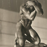 HERB RITTS Male Nude on Log, 1990 - Signed