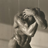 HERB RITTS Male Nude on Log, 1990 - Signed