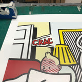 ROY LICHTENSTEIN Tintin Reading, 1995