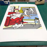 ROY LICHTENSTEIN Tintin Reading, 1995