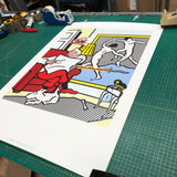ROY LICHTENSTEIN Tintin Reading, 1995