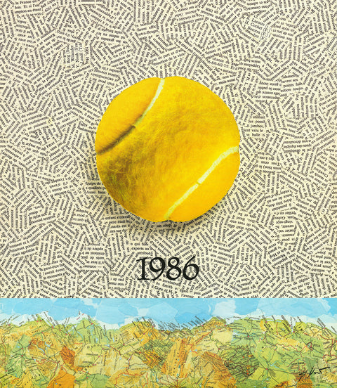 JIRI KOLAR Roland Garros French Open, 1986