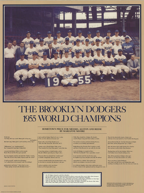 RUBIN PFEFFER The Brooklyn Dodgers 1955 World Champions, 1987