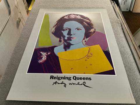 ANDY WARHOL Queen Beatrix of the Netherlands, from Reigning Queens, 1986