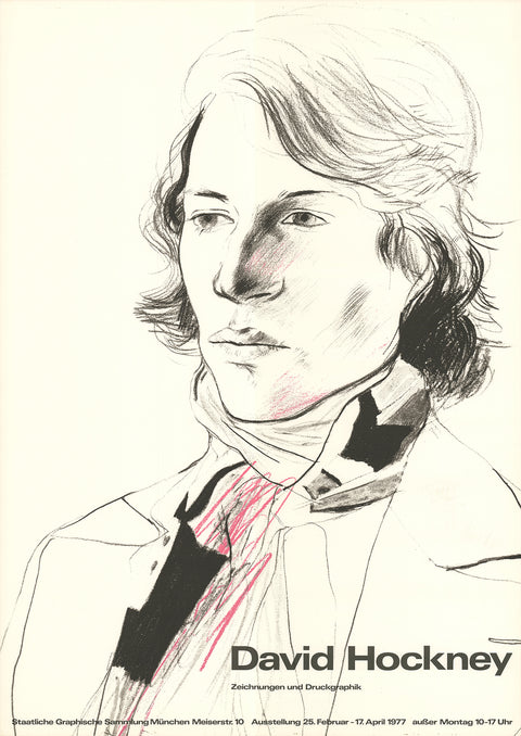DAVID HOCKNEY Peter with Scarf, 1977