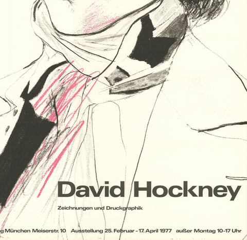 DAVID HOCKNEY Peter with Scarf, 1977