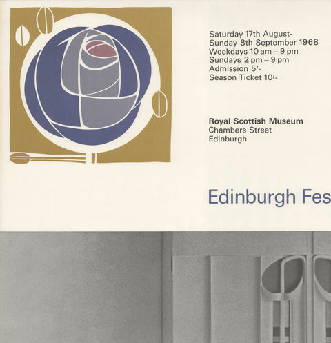 CHARLES RENNIE MACKINTOSH Edinburgh Festival 1968, 1968