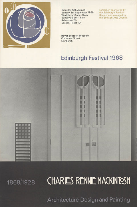 CHARLES RENNIE MACKINTOSH Edinburgh Festival 1968, 1968