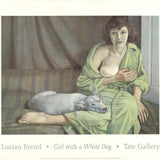 LUCIAN FREUD Girl with a White Dog, 1994