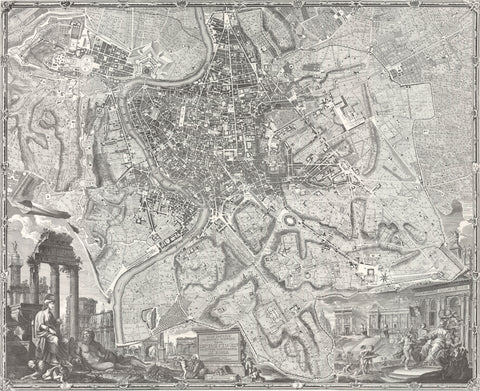 GIAMBATTISTA NOLLI Rome in  1748, 1997