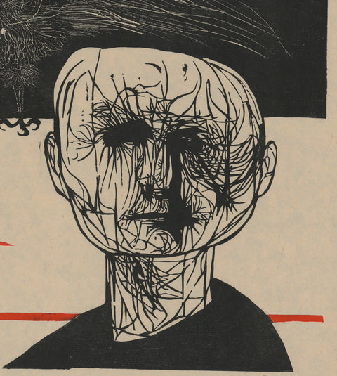 LEONARD BASKIN The Tormented One, 1953 - Signed