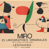 JOAN MIRO Les Fauves, 1966