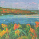 ELSIE DINSMORE POPKIN View of Cayuga Lake from the Asian Galleries at the Johnson Museum