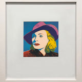 ANDY WARHOL Portrait of Ingrid Bergman with Hat, 1983