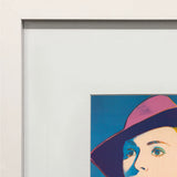 ANDY WARHOL Portrait of Ingrid Bergman with Hat, 1983