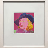 ANDY WARHOL Portrait of Ingrid Bergman with Hat, 1983
