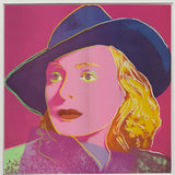 ANDY WARHOL Portrait of Ingrid Bergman with Hat, 1983