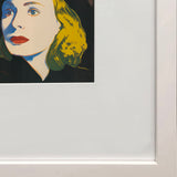 ANDY WARHOL Portrait of Ingrid Bergman with Hat, 1983