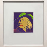 ANDY WARHOL Portrait of Ingrid Bergman with Hat, 1983