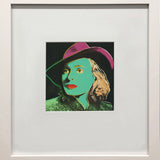 ANDY WARHOL Portrait of Ingrid Bergman with Hat, 1983