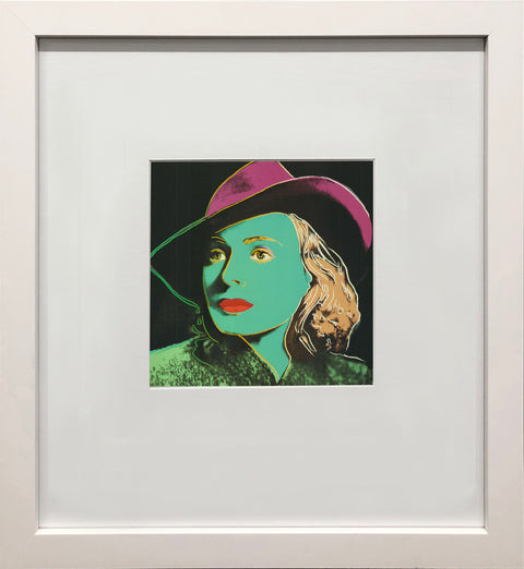 ANDY WARHOL Portrait of Ingrid Bergman with Hat, 1983
