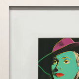 ANDY WARHOL Portrait of Ingrid Bergman with Hat, 1983