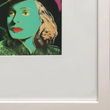 ANDY WARHOL Portrait of Ingrid Bergman with Hat, 1983