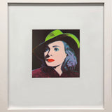 ANDY WARHOL Portrait of Ingrid Bergman with Hat, 1983