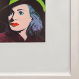 ANDY WARHOL Portrait of Ingrid Bergman with Hat, 1983