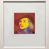 ANDY WARHOL Portrait of Ingrid Bergman with Hat, 1983