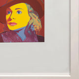 ANDY WARHOL Portrait of Ingrid Bergman with Hat, 1983