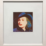 ANDY WARHOL Portrait of Ingrid Bergman with Hat, 1983